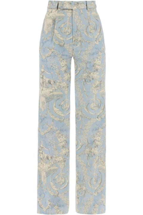Fashion for Women Vivienne Westwood Allover Floral Print Flared Pants