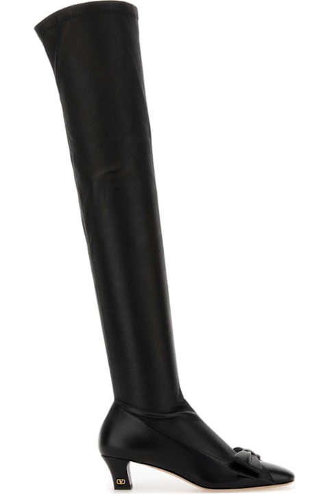 Homeware Valentino Garavani Black Leather Boots
