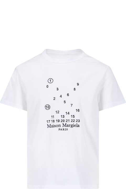 Clothing for Men Maison Margiela 'numeric Logo' T-shirt