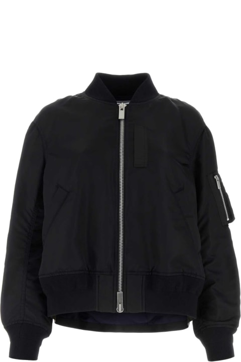 Sacai Coats & Jackets for Women Sacai Black Nylon Padded Jacket