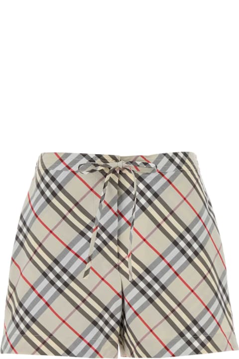 Homeware Burberry Embroidered Poplin Shorts