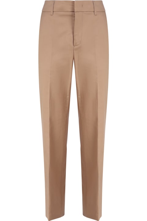 Fashion for Women Dondup Meli 30 Inches Loose Trousers In Lyocell