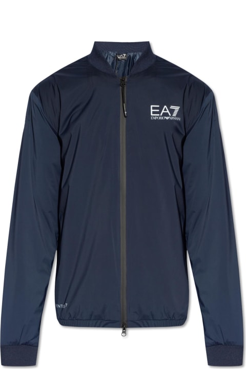 メンズ新着アイテム EA7 Ea7 Emporio Armani Jacket With Logo