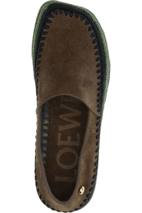 Loewe لـ Kids Loewe Rio Suede Espadrilles