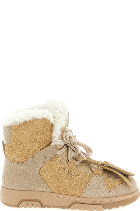 Homeware Off-White 'winter' Ankle Boots