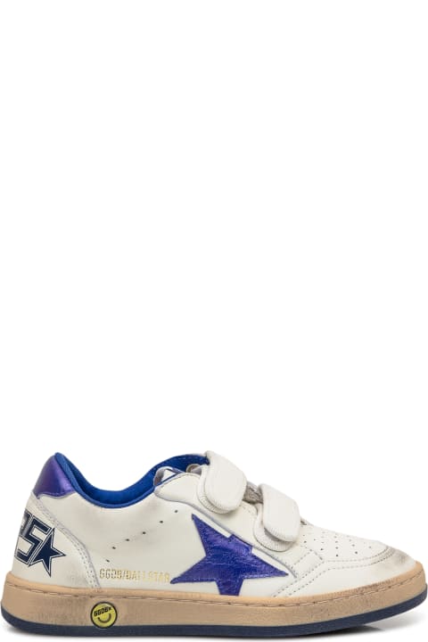 Golden Goose Sale for Kids Golden Goose Ballstar Nappa Upper Shoe