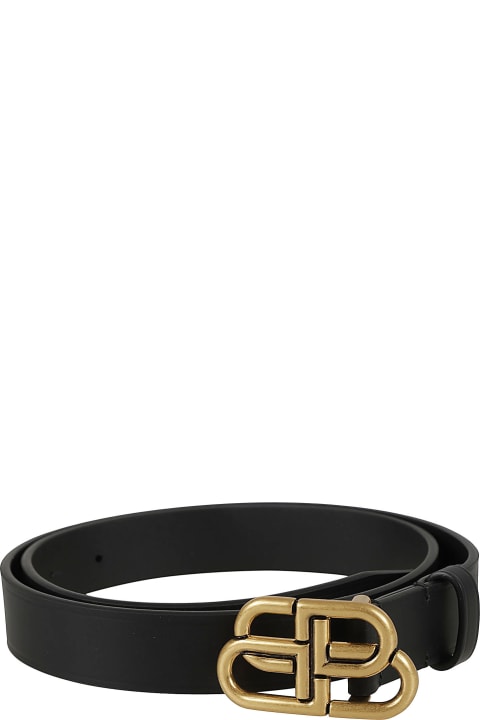 Accessories Sale for Women Balenciaga Bb Thin Belt