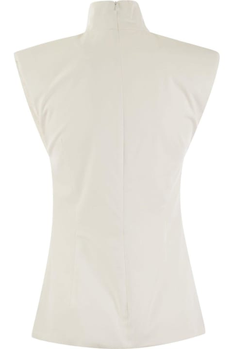 SportMax Topwear for Women SportMax High Neck Short-sleeved Top