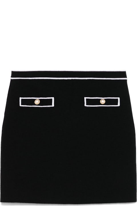 Alice + Olivia لـ Men Alice + Olivia Cotton Mini Skirt