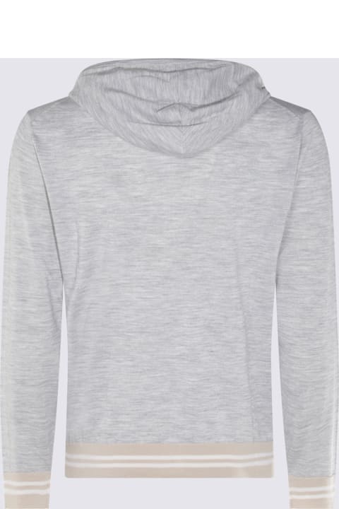 Eleventy for Men Eleventy Grey And Beige Knitwear