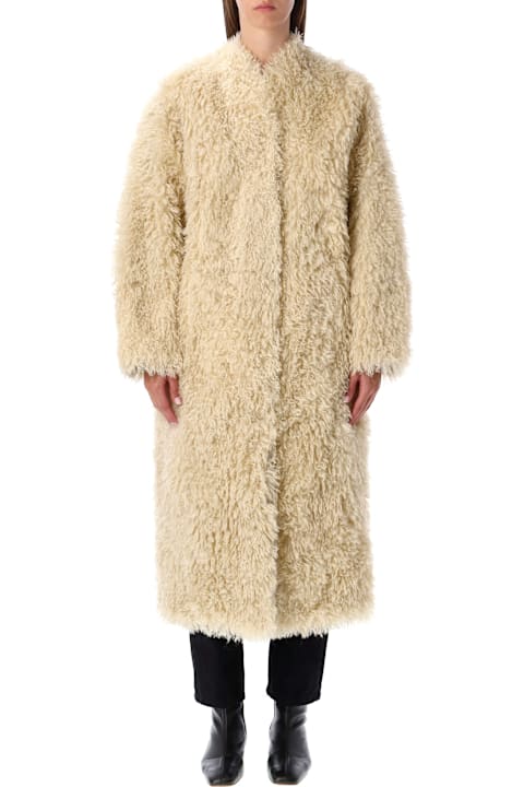Homeware STAND STUDIO Stand Studio Carolina Long Curly Faux-fur Coat