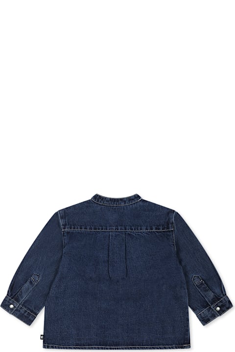 Homeware Molo Blue Shirt For Baby Boy With Smile
