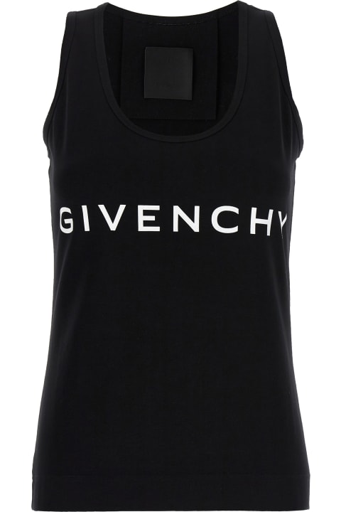 Givenchy Topwear for Women Givenchy Logo Print Tank Top