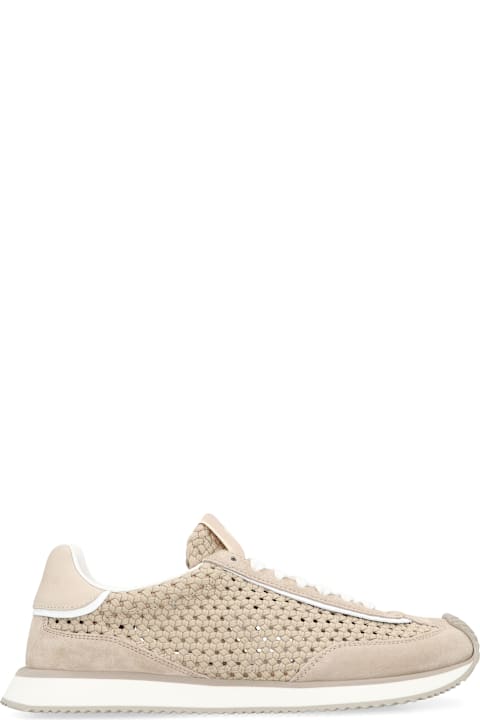 Dolce & Gabbana Sneakers for Men Dolce & Gabbana Leather And Fabric Low-top Sneakers