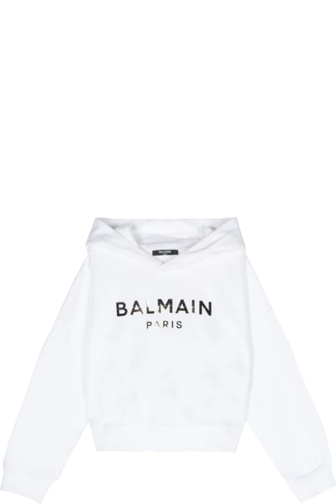 Sweaters & Sweatshirts for Girls Balmain Sweatshirt With Logo
