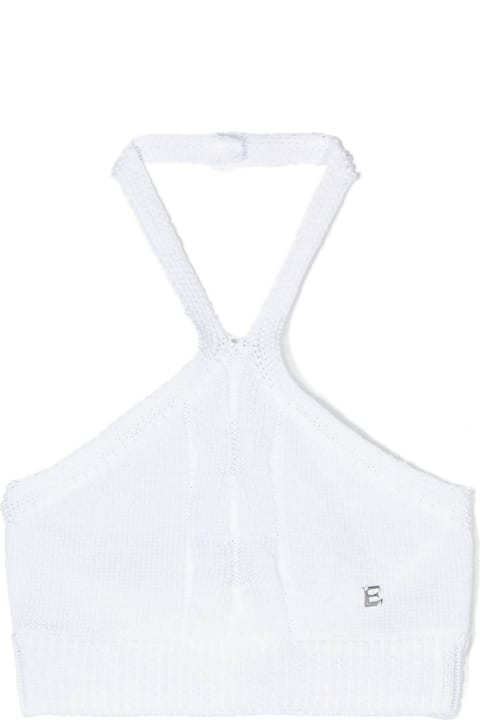 Ermanno Scervino T-Shirts & Polo Shirts for Girls Ermanno Scervino Ermanno Scervino Top White