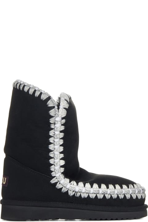 Mou Boots for Women Mou Eskimo Overstitching Boots