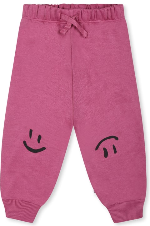 Fashion for Baby Girls Molo Pink Trousers For Baby Girl