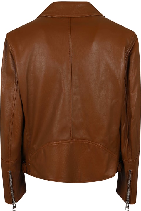 メンズ Alexander McQueenのコート＆ジャケット Alexander McQueen Leather Biker Jacket