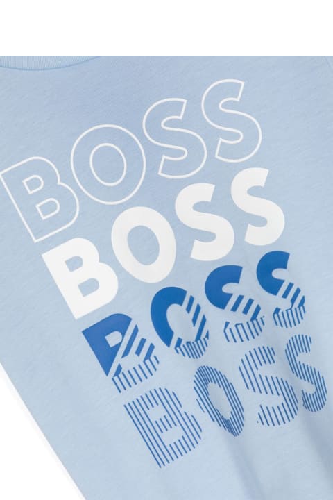 T-Shirts & Polo Shirts for Boys Hugo Boss T-shirt Con Logo
