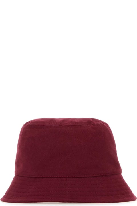 Accessories for Women Isabel Marant Burgundy Cotton Haley Bucket Hat
