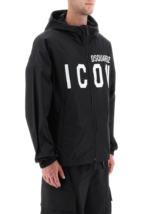 Dsquared2 Coats & Jackets for Men Dsquared2 Be Icon Windbreaker Jacket