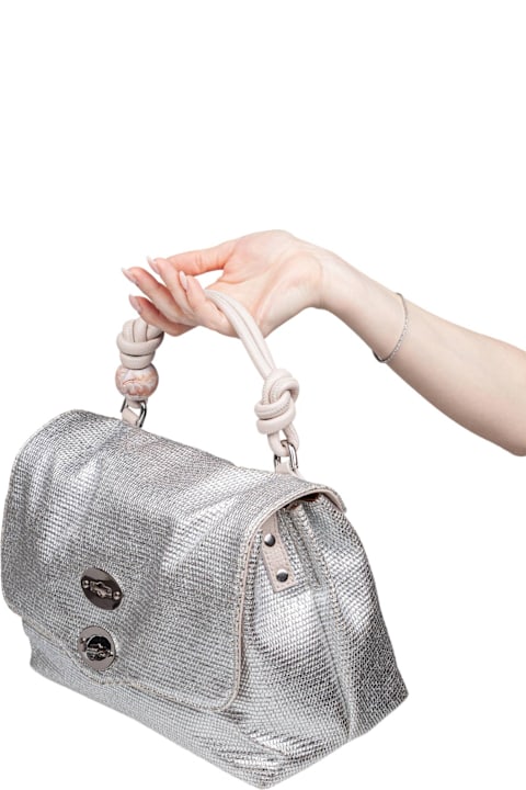 Zanellato for Women Zanellato Postina Midollino S Bag In Raffia Color Silver