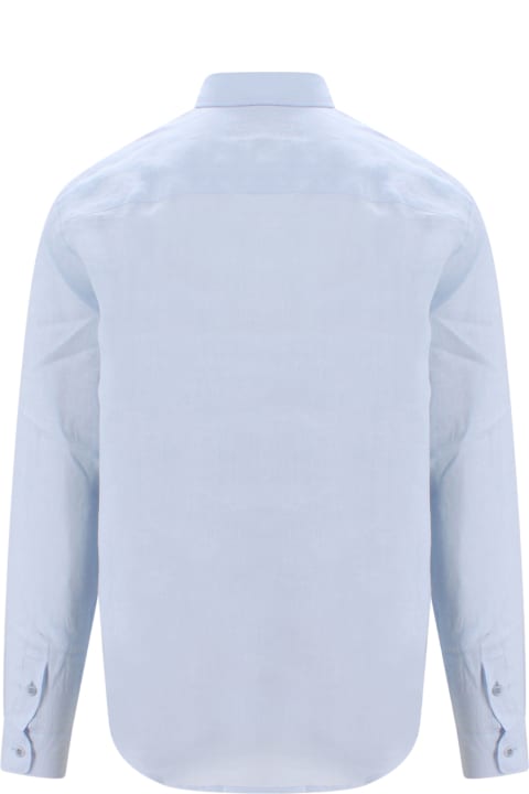 A.P.C. for Men A.P.C. Light Blue Linen Cassel Shirt