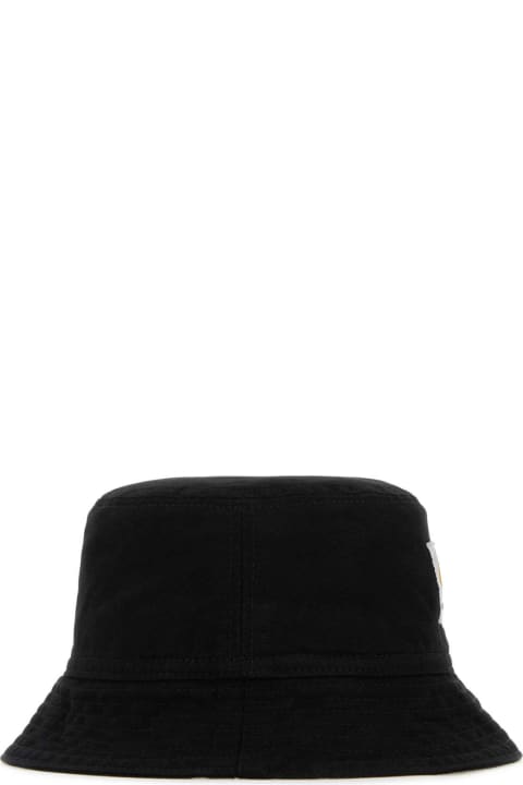 Hats for Men Carhartt Black Cotton Bayfield Bucket Hat