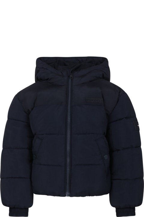 Tommy Hilfiger Coats & Jackets for Girls Tommy Hilfiger Blue Down Jacket For Girl With Logo