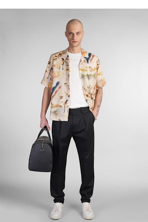 Paul Smith Pants for Men Paul Smith Pants In Black Cotton