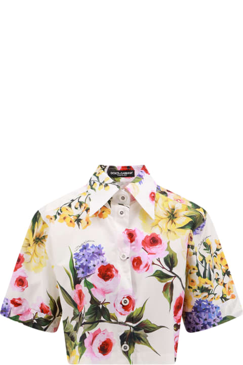 ウィメンズ Dolce & Gabbanaのトップス Dolce & Gabbana Cotton Poplin Shirt