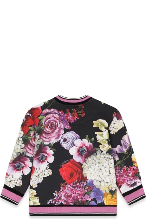 ベビーガールズ Dolce & Gabbanaのニットウェア＆スウェットシャツ Dolce & Gabbana Sweatshirt Hydrangeas