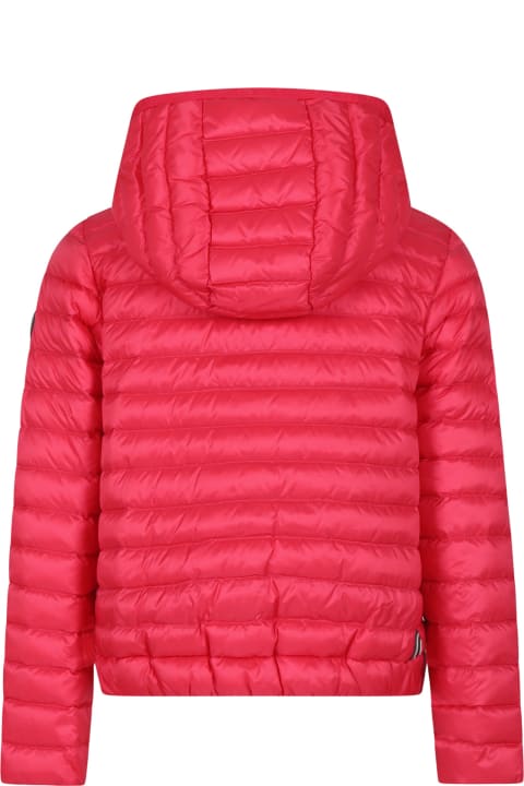 Colmar Coats & Jackets for Girls Colmar Fuchsia Down Jacket For Girl With Logo