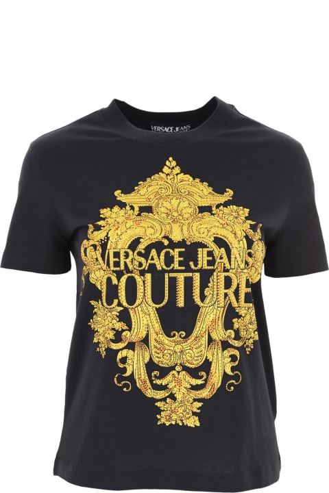 Versace Jeans Couture Topwear for Women Versace Jeans Couture Versace Jeans Couture T-shirts And Polos Black