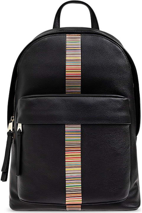 Backpacks for Men Paul Smith Leather Backpack