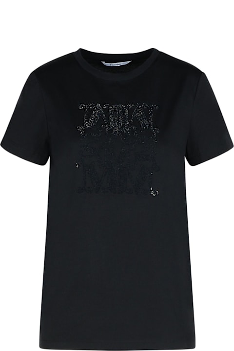 Sale for Women Max Mara 'giovane' Black Cotton T-shirt