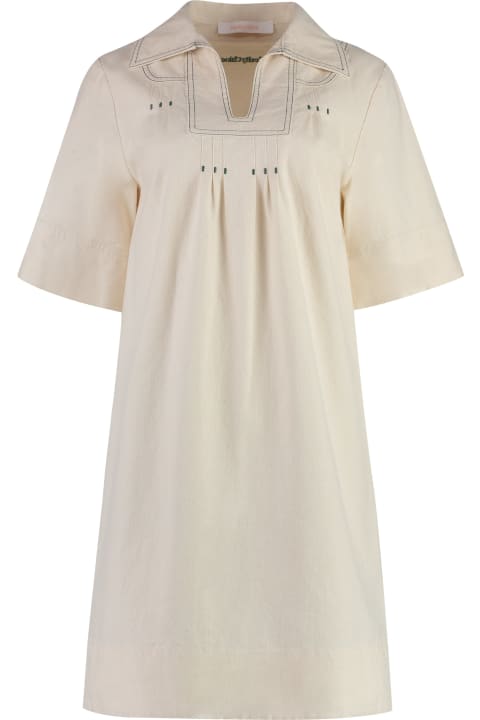 See by Chloé لـ Men See by Chloé Cotton Mini-dress