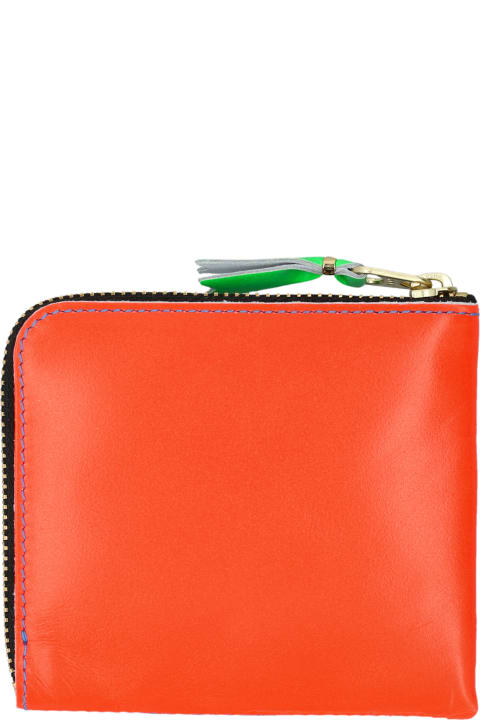 Homeware Comme des Garçons Wallet Super Fluo Small Zip Coin Wallet