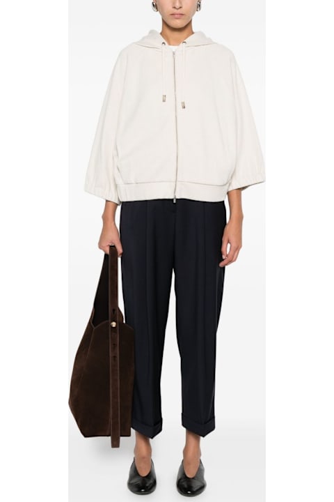 Peserico for Kids Peserico Peserico Beige Sweatshirt With Hood