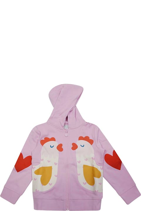 Stella McCartney for Kids Stella McCartney Graphic Printed Zipped Hoodie