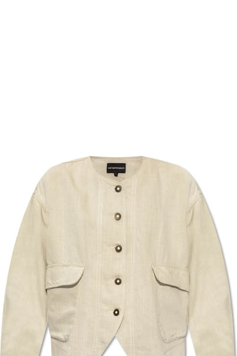 Emporio Armani Coats & Jackets for Women Emporio Armani Emporio Armani Jacket With Pockets