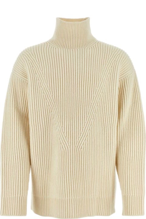 Jil Sander Sweaters for Men Jil Sander Ivory Wool Sweater