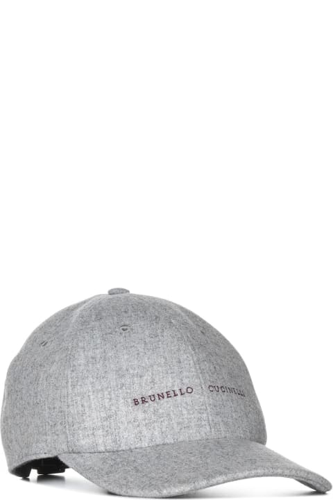 メンズ Brunello Cucinelliのアクセサリー Brunello Cucinelli Baseball Cap