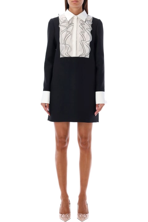 Fashion for Women Valentino Crepe Couture Short Dress