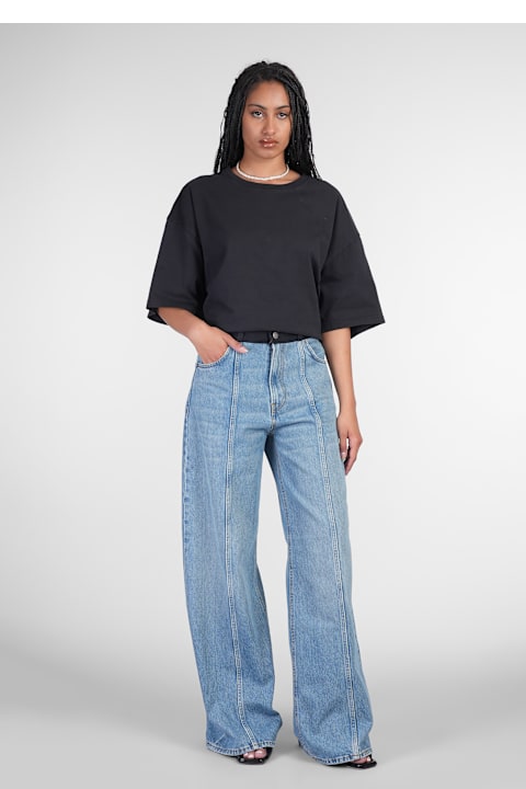 Haikure الملابس لـ السيدات Haikure Peace Jeans In Blue Cotton