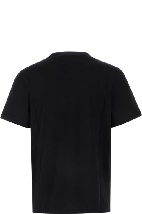 Topwear for Men Alexander McQueen Black Cotton T-shirt