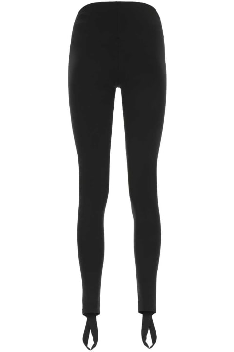 Clothing for Women The Attico Black Stretch Rayon Blend Pant