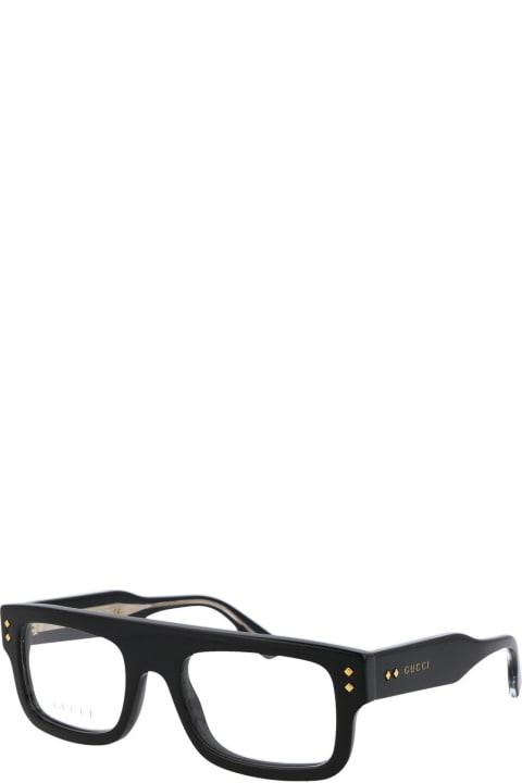 Gucci Eyewear نظارات لـ القسم الرجالي Gucci Eyewear Rectangle-framed Glasses