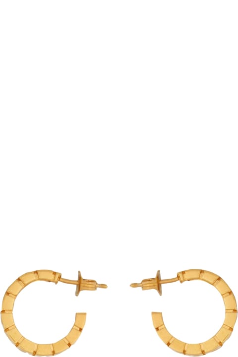Homeware Versace 
greca
 Gold Brass Earrings